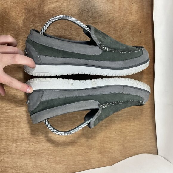 LL Bean Slippers Men Size 9 Shearling Lined Grey main image 4